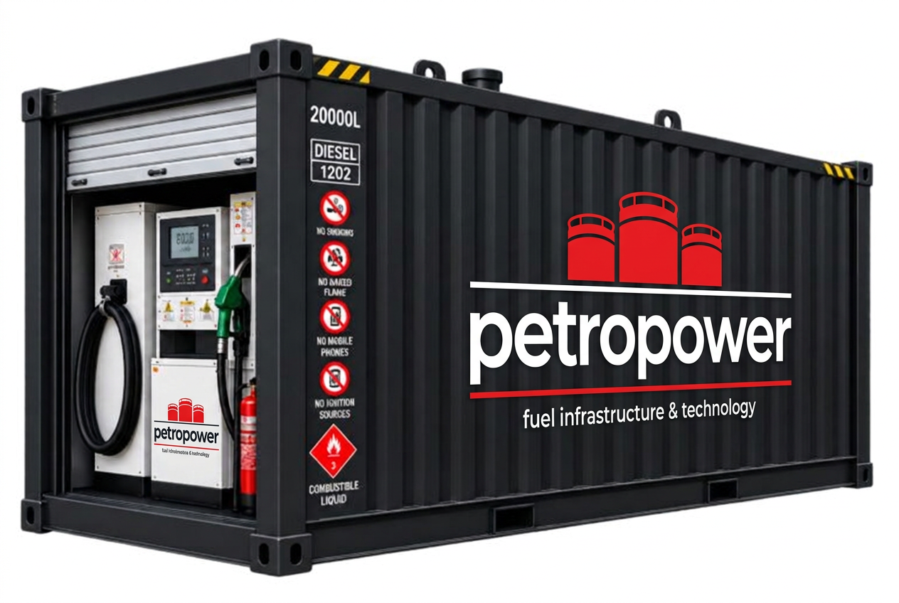 20,000 L containerised fuel station